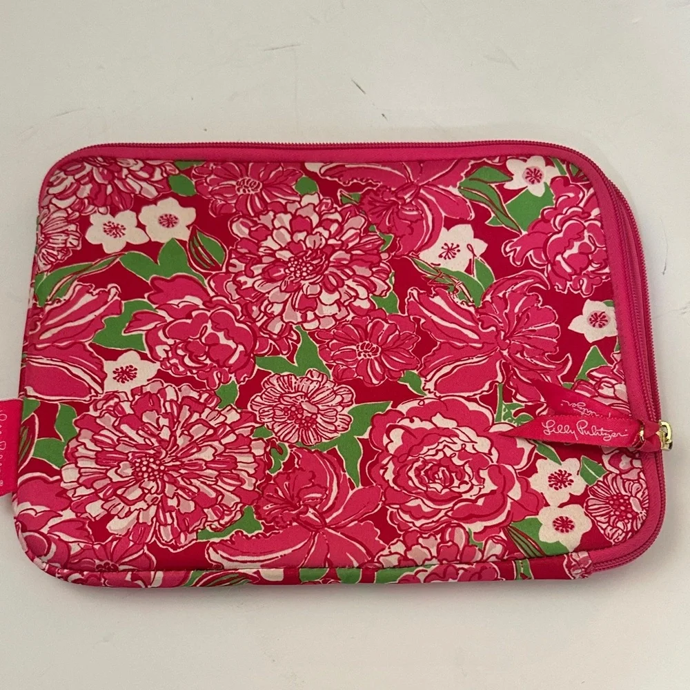 Lilly Pulitzer Pink and Green Floral Case